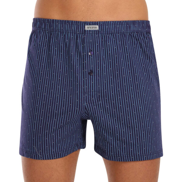 Pánské trenky Andrie modré (PS 5752-blue) XXL
