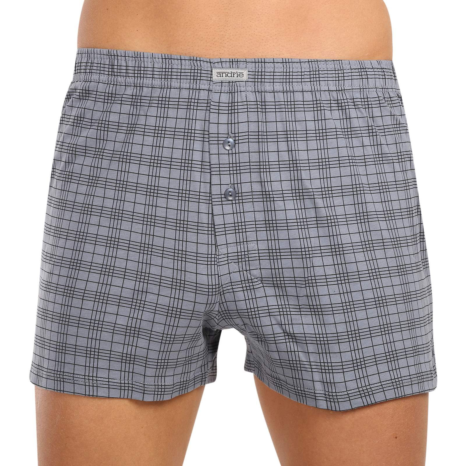 Pánské trenky Andrie vícebarevné (PS 5768-grey) XL