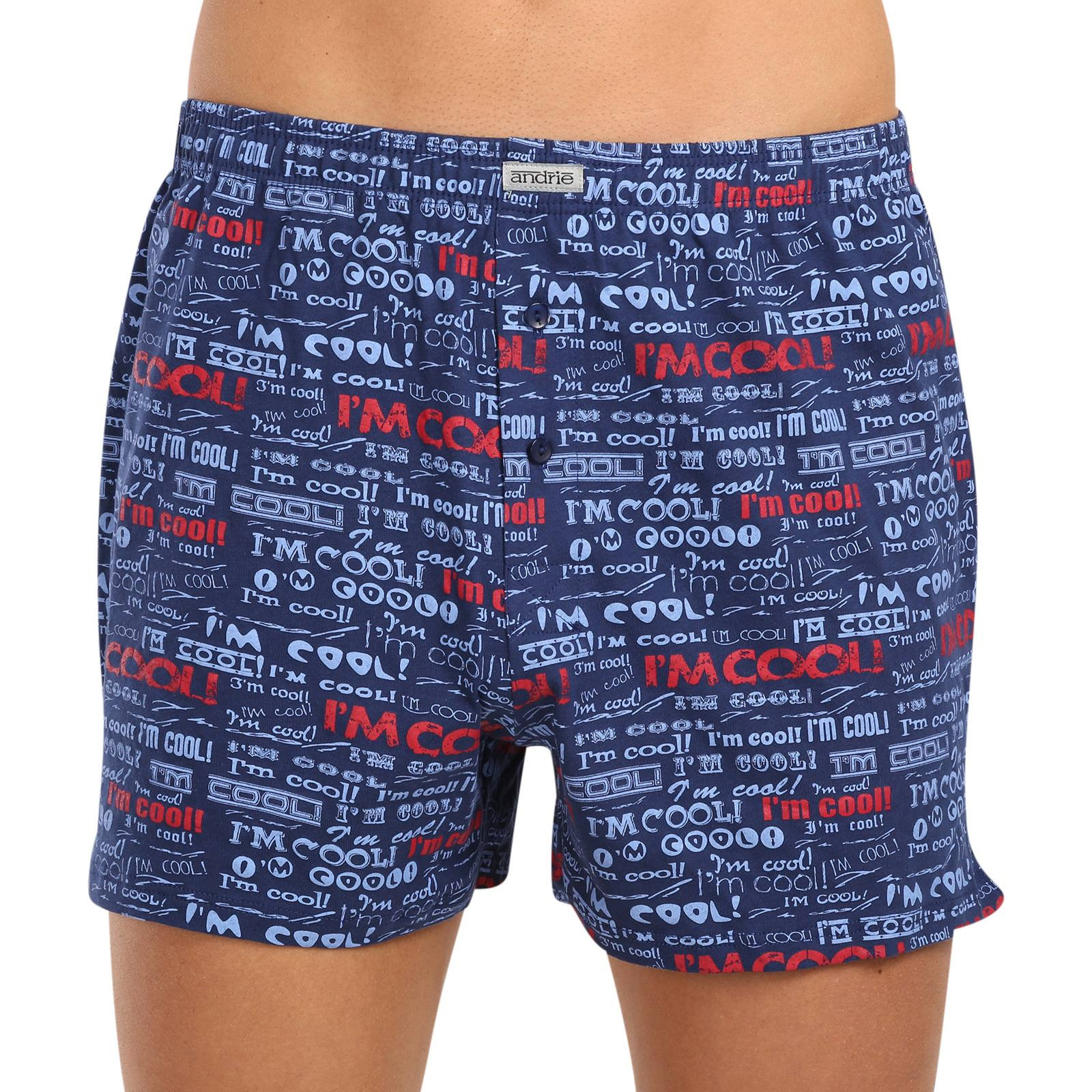 Pánské trenky Andrie vícebarevné (PS 5818-1blue) 4XL