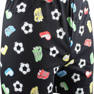 Pánské trenky Lonka černé (Karlos - fotbal) XL