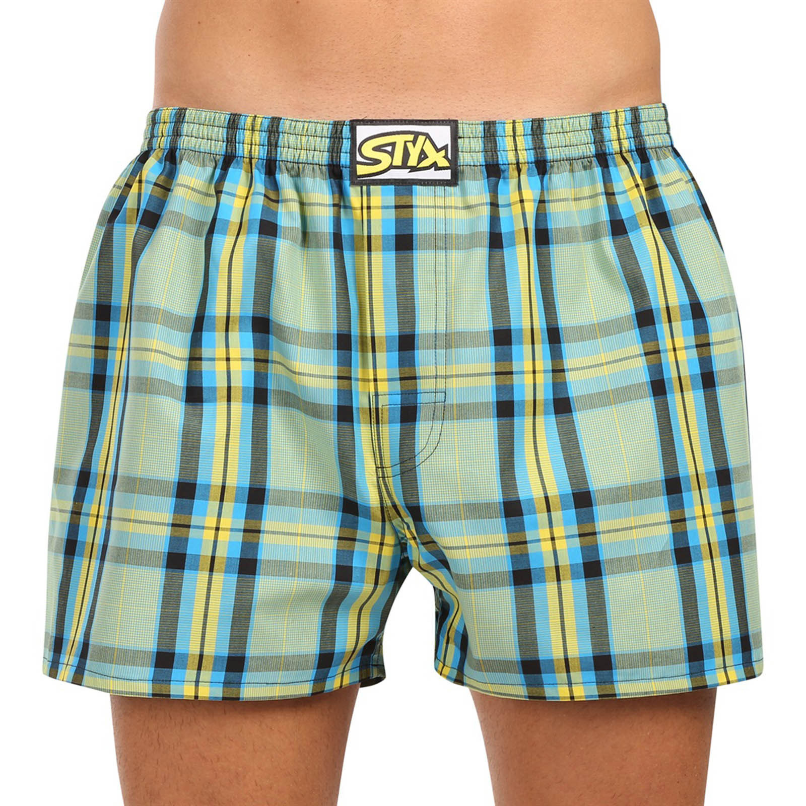 Pánské trenky Styx klasická guma nadrozměr vícebarevné (E1103) 3XL