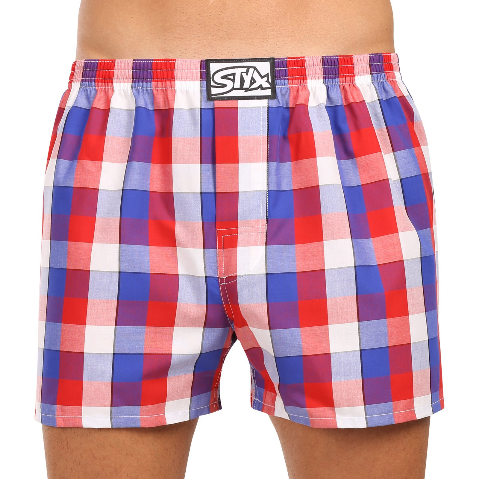 Pánské trenky Styx klasická guma nadrozměr vícebarevné (E1107) 3XL