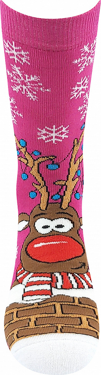 Ponožky Boma vícebarevné (Rudy-pink) S - Obrázek 2