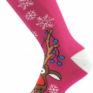 Ponožky Boma vícebarevné (Rudy-pink) M