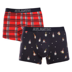 2PACK pánské boxerky Atlantic vícebarevné (2GMH-019) XXL