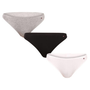 3PACK dámská tanga Tommy Hilfiger vícebarevná (UW0UW06129 05E) XL