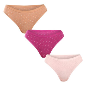 3PACK dámské kalhotky Atlantic vícebarevné (3LP-200) XXL