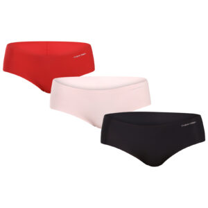 3PACK dámské kalhotky Calvin Klein bezešvé vícebarevné (QD3559E 31O) XS