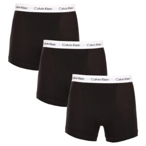3PACK pánské boxerky Calvin Klein černá (U2662G-001) XL