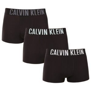 3PACK pánské boxerky Calvin Klein černé (NB3608A-ZDO) S