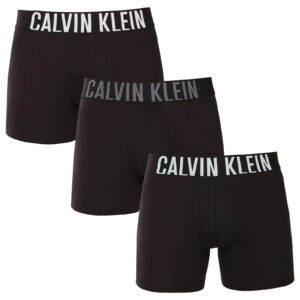 3PACK pánské boxerky Calvin Klein černé (NB3609A- ZDO) XXL
