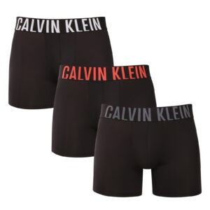 3PACK pánské boxerky Calvin Klein černé (NB3612A-2QS) L