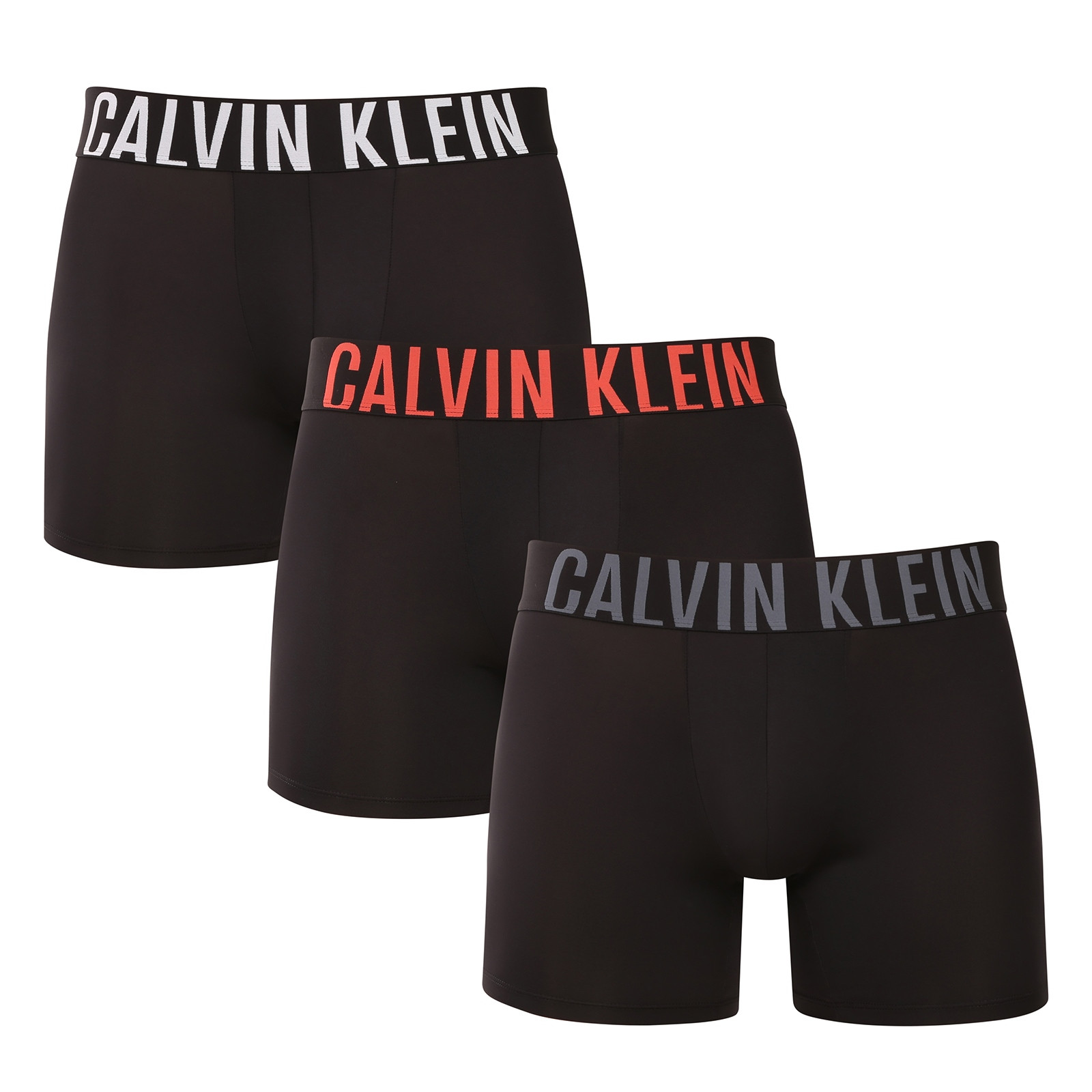 3PACK pánské boxerky Calvin Klein černé (NB3612A-2QS) L