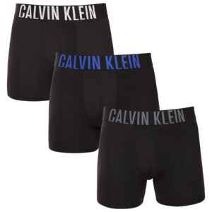 3PACK pánské boxerky Calvin Klein černé (NB3612A-ZDH) S