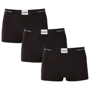 3PACK pánské boxerky Calvin Klein černé (NB4476-UB1) XXL