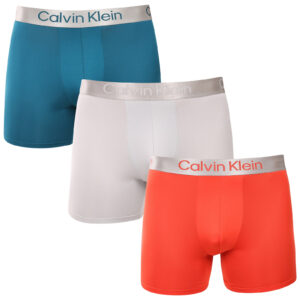 3PACK pánské boxerky Calvin Klein vícebarevné (NB4124-0HD) S