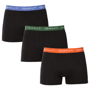 3PACK pánské boxerky Gant černé (902533004-005) 3XL