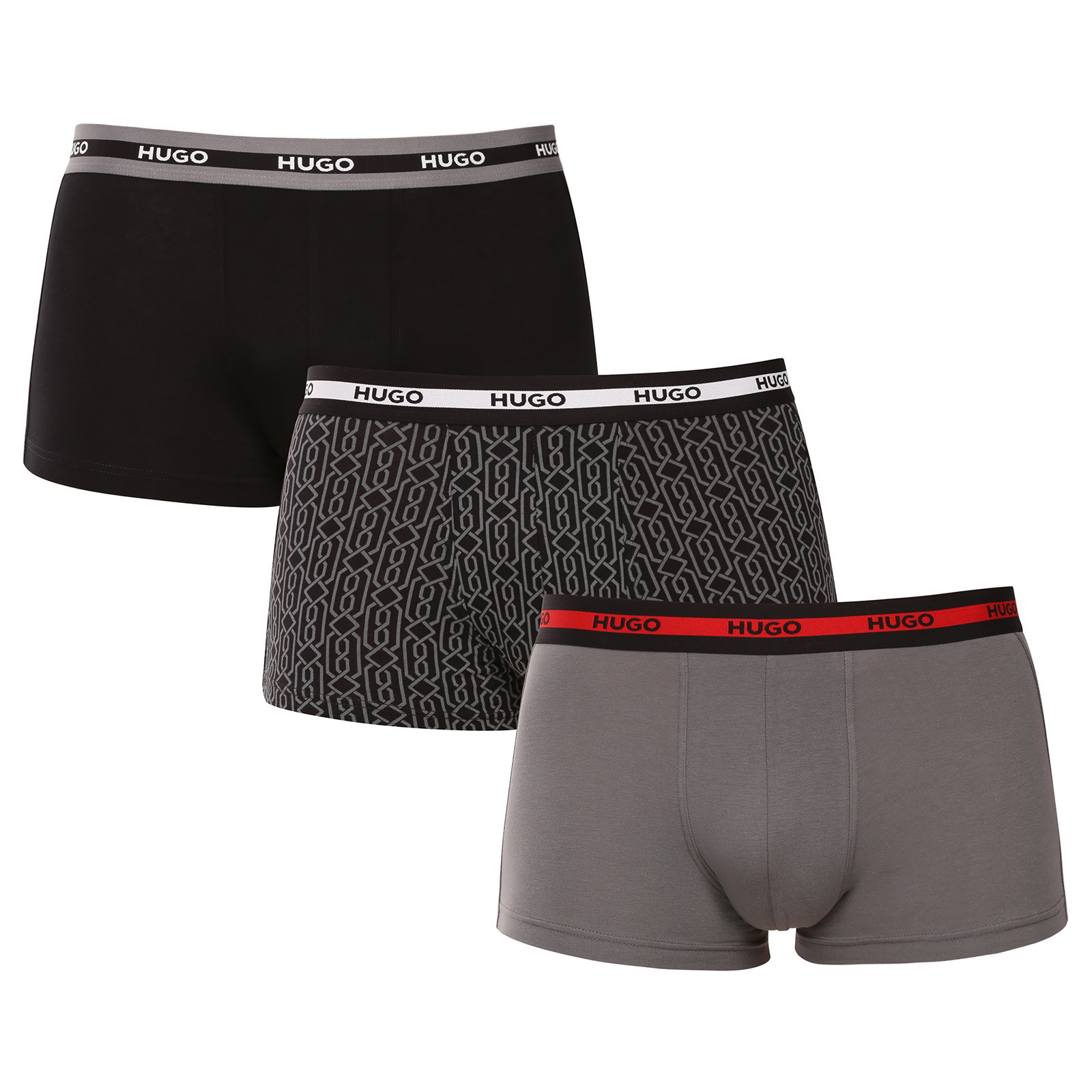 3PACK pánské boxerky HUGO vícebarevné (50545668 960) L