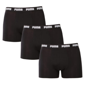 3PACK pánské boxerky Puma černé (701226820 001) M
