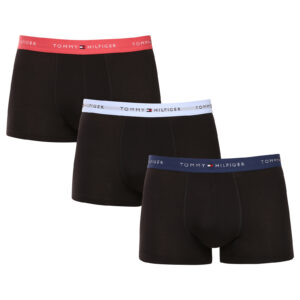 3PACK pánské boxerky Tommy Hilfiger černé (UM0UM02763 0T8) L