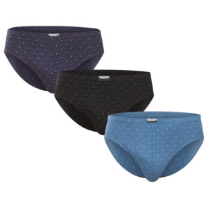 3PACK pánské slipy Andrie vícebarevné (PS 3592) XL