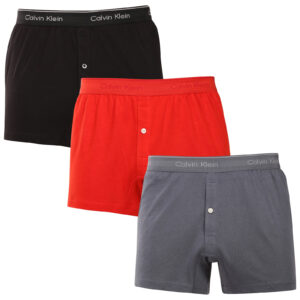 3PACK pánské trenky Calvin Klein vícebarevné (NB4005A-058) XXL