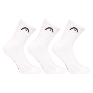 3PACK ponožky HEAD sportovní kotníkové bílé (701229016 002) L