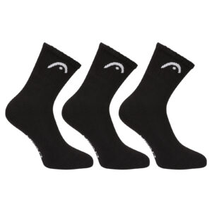 3PACK ponožky HEAD sportovní kotníkové černé (701229016 001) S