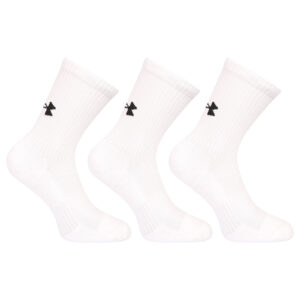 3PACK ponožky Under Armour bílé (1386311 100) L
