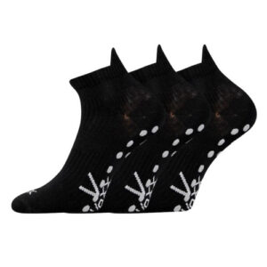 3PACK ponožky VoXX ABS černé (Joga) L