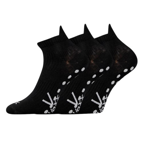 3PACK ponožky VoXX ABS černé (Joga) L