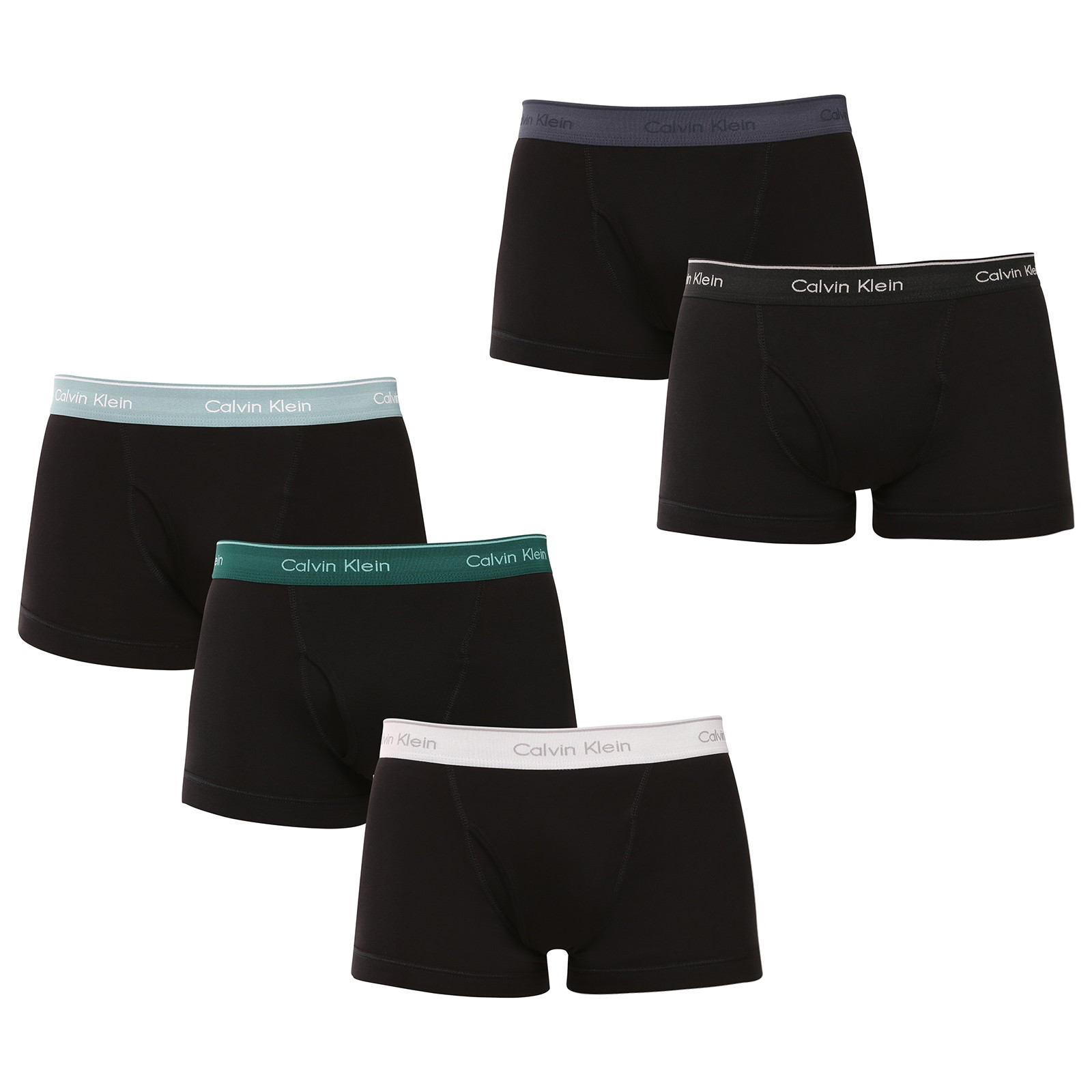 5PACK pánské boxerky Calvin Klein černé (NB1897-2Q9) XXL