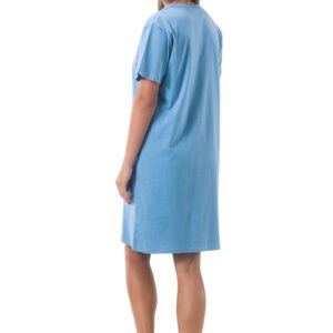 Dámská noční košile Gaubert modrá (GB-6807) S