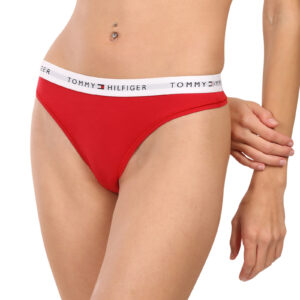 Dámská tanga Tommy Hilfiger červená (UW0UW03835 XLG) L