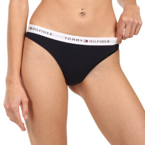 Dámská tanga Tommy Hilfiger modrá (UW0UW03835 DW5) L