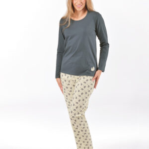 Dámské pyžamo Gina vícebarevné (19169-DxGLYB) XXL