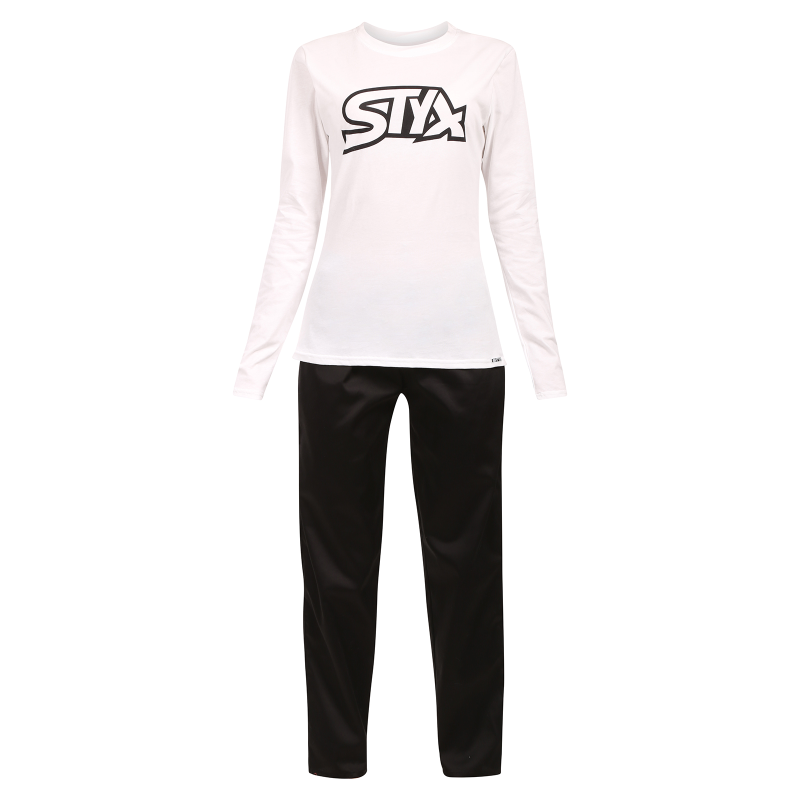 Dámské pyžamo Styx černobílé (PDD1061) M