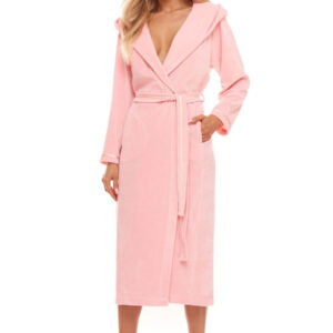 Dámský župan L&L růžový (2307-MORELA) S