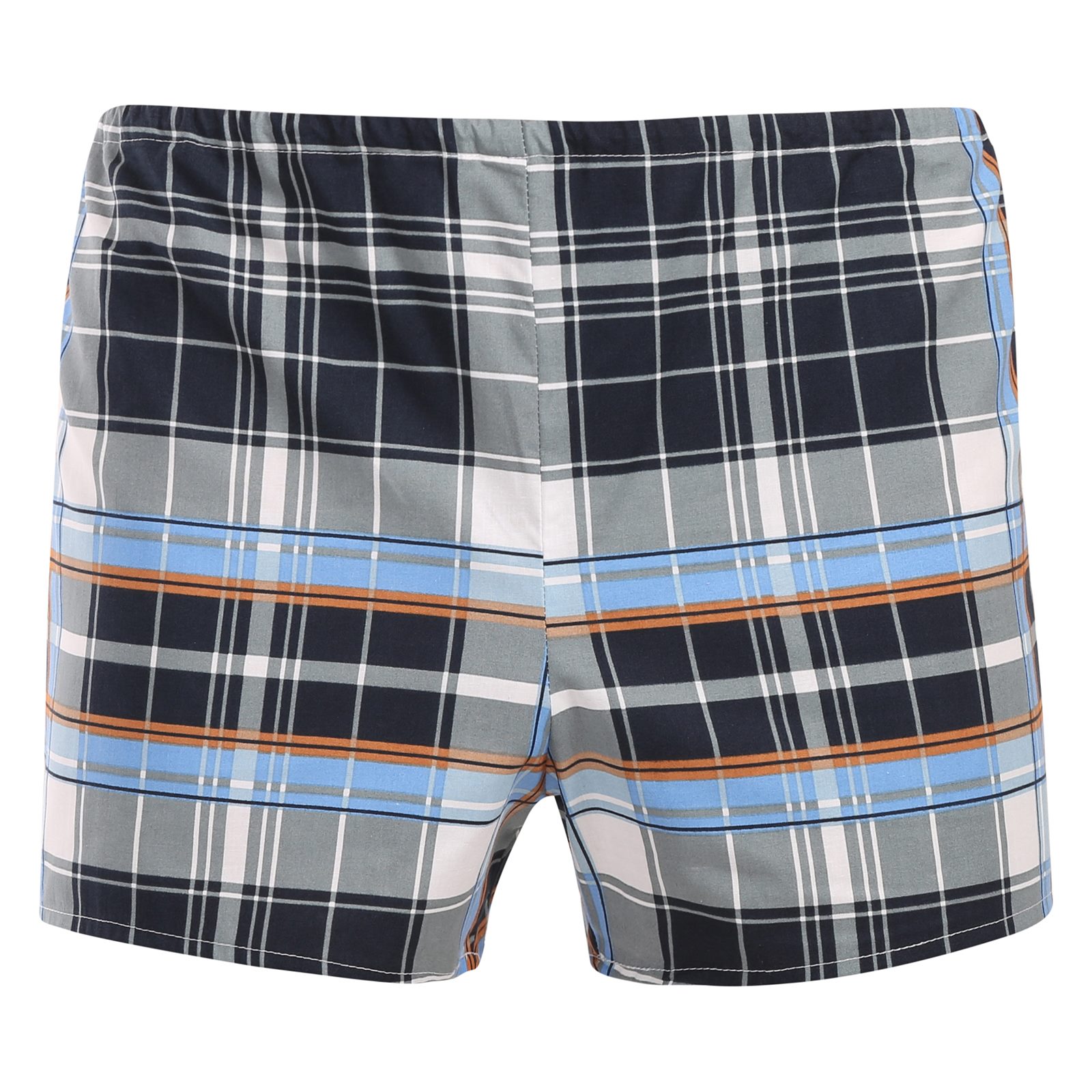 Klasické pánské trenky Foltýn vícebarevné kostky (K61) XXL