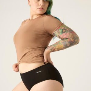 Menstruační kalhotky Modibodi Basic Mid-Rise Brief Moderate-Heavy (BSMBMHBLAW) XL