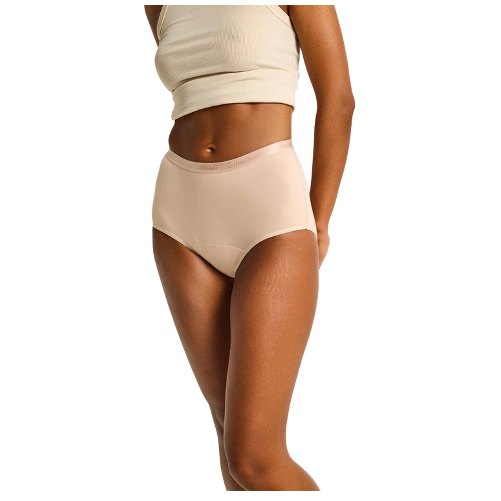 Menstruační kalhotky Modibodi Classic Full Brief Light-Moderate Beige (CLFBLMBEIW) 6XL - Obrázek 2