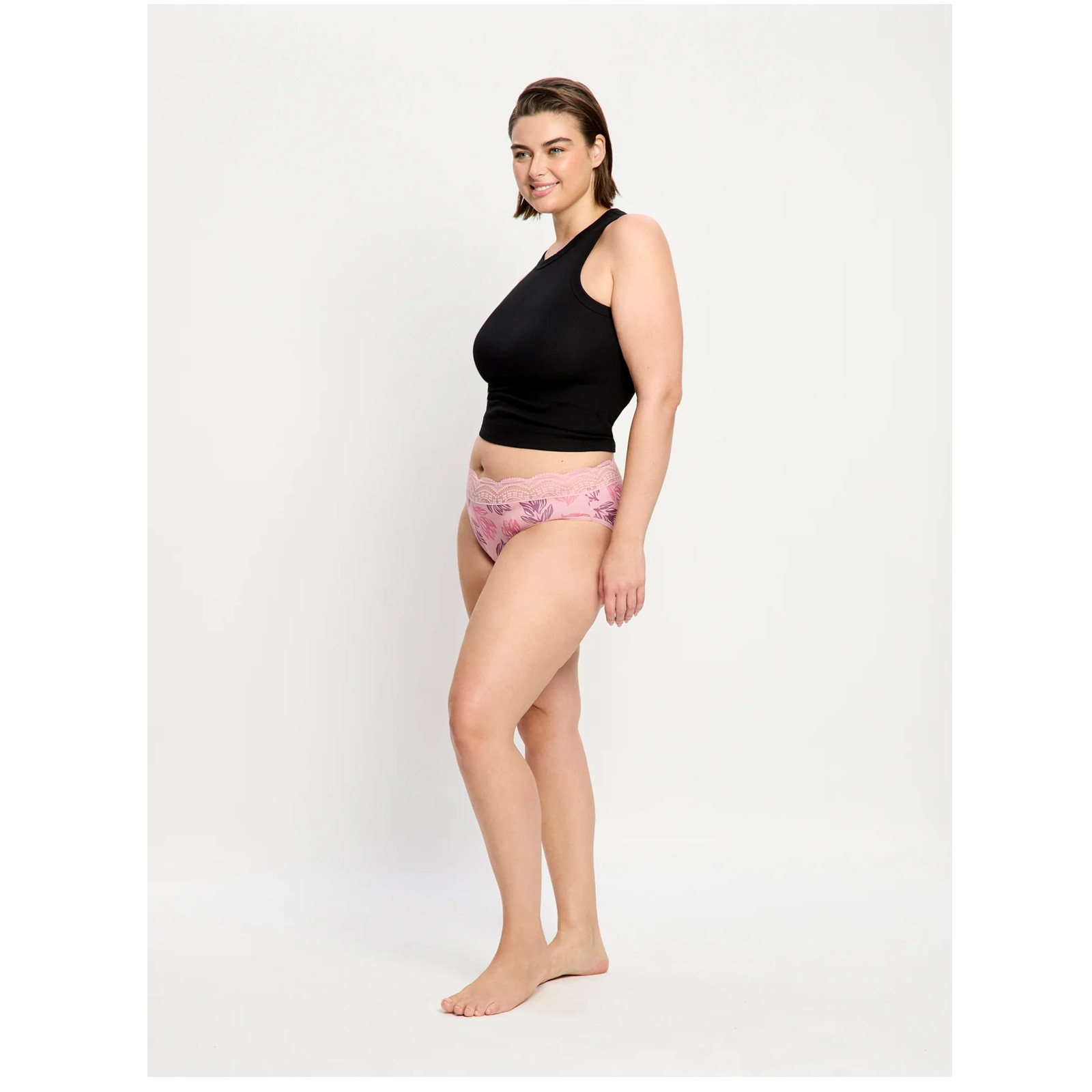 Menstruační kalhotky Modibodi Sensual Hi-Waist Bikini Moderate-Cassia Pink (CAHKMHCAPW) XL - Obrázek 2