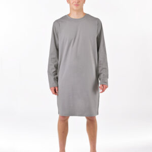 Pánská noční košile Gino šedá (79203_MxGLMZ) XL