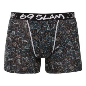 Pánské boxerky 69SLAM Gilbert fit bamboo SKULLER (MPBSUR-BB) S