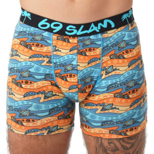 Pánské boxerky 69SLAM hip bamboo WEIRD BLOCK ELIJAH (MPBLIN-BB) M