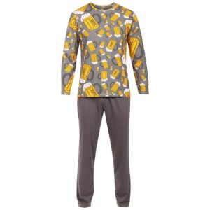 Pánské pyžamo Lonka vícebarevné (Lopping velké pivo šedé) M