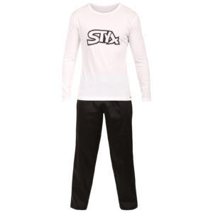 Pánské pyžamo Styx černobílé (PDP1061) L