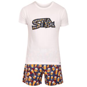 Pánské pyžamo Styx pivo (PKP1855) L