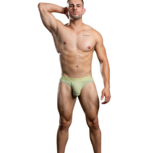 Pánské slipy Andrew Christian zelené ALMOST NAKED BAMBOO (93713-PIS) L