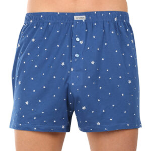 Pánské trenky Andrie modré (PS 5818-1-dots) XL